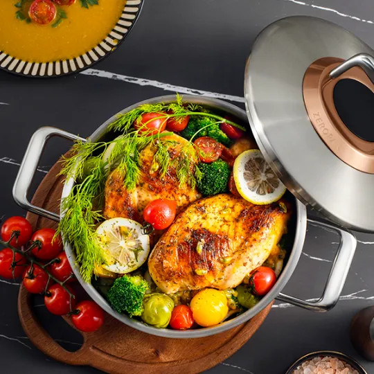 Flying saucer frying pan